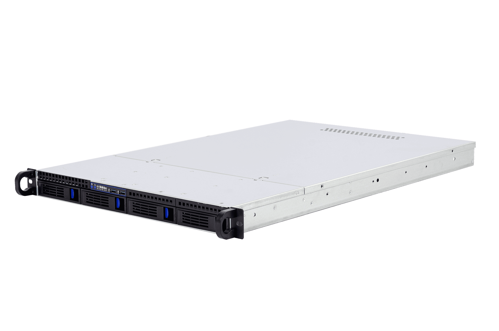 Server Chassis 1U 4 hard drive bays Hot-Swap for motherboard size up to 12"x13" backplane w