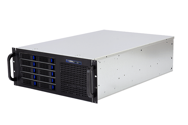 Server Chassis 4U 10 hard drive bays Hot-Swap for motherboard size up to 12"x13" backplane with optional MiniSAS-8087/8643/SATA interface