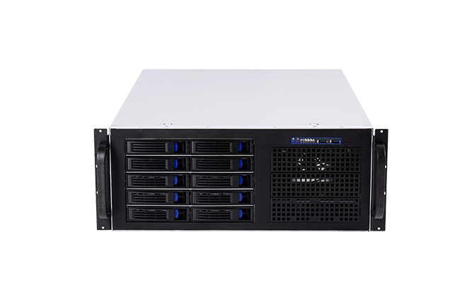 Server Chassis 4U 10 hard drive bays Hot-Swap for motherboard size up to 12"x13" backplane with optional MiniSAS-8087/8643/SATA interface