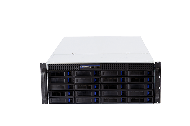  Server Chassis 4U 20 hard drive bays Hot-Swap for motherboard size up to 12"x13" backplane with optional MiniSAS-8087/8643/SATA interface