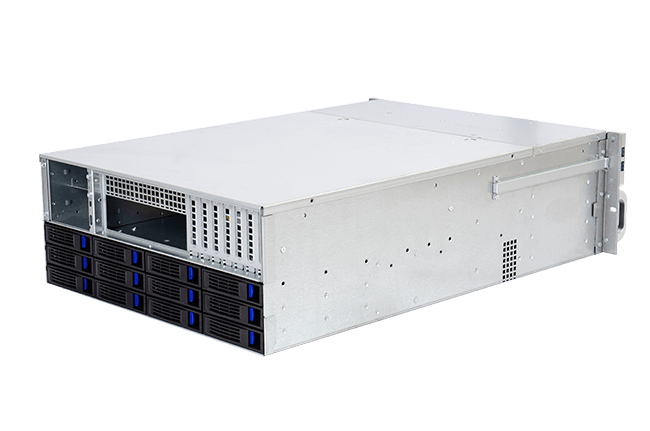 Server Chassis 4U 36 hard drive bays Hot-Swap for motherboard size up to 12"x13" backplane with optional MiniSAS-8087/8643/SATA interface
